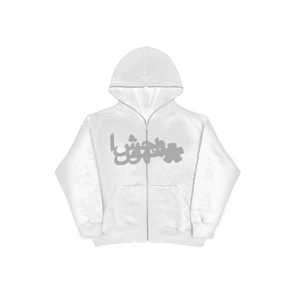 White Anniversary Og Arabic Full Zip